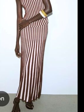 Zara knit long skirt